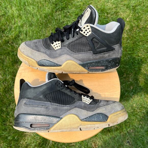 Nike Air Jordan 4 Retro Fear 2013 Men\'s Shoes - Size 9.5 - Ships Now main image 8